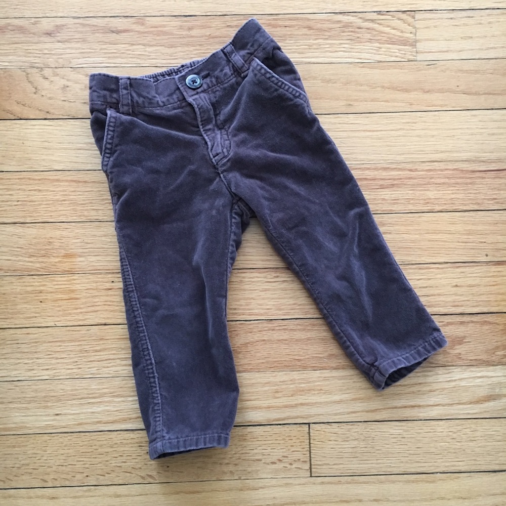 18 Months Carter’s Brown Velour elastic back pants
